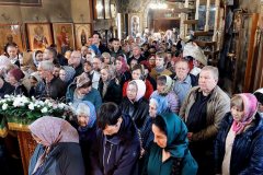 Неделя 6-я Великого поста: праздник Входа Господня в Иерусалим (Вербное воскресенье) - Храм Рождества Христова в Черневе. Южное Бутово, г. Москва