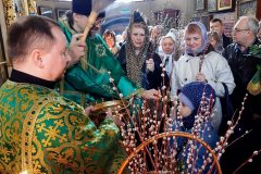 Неделя 6-я Великого поста: праздник Входа Господня в Иерусалим (Вербное воскресенье) - Храм Рождества Христова в Черневе. Южное Бутово, г. Москва